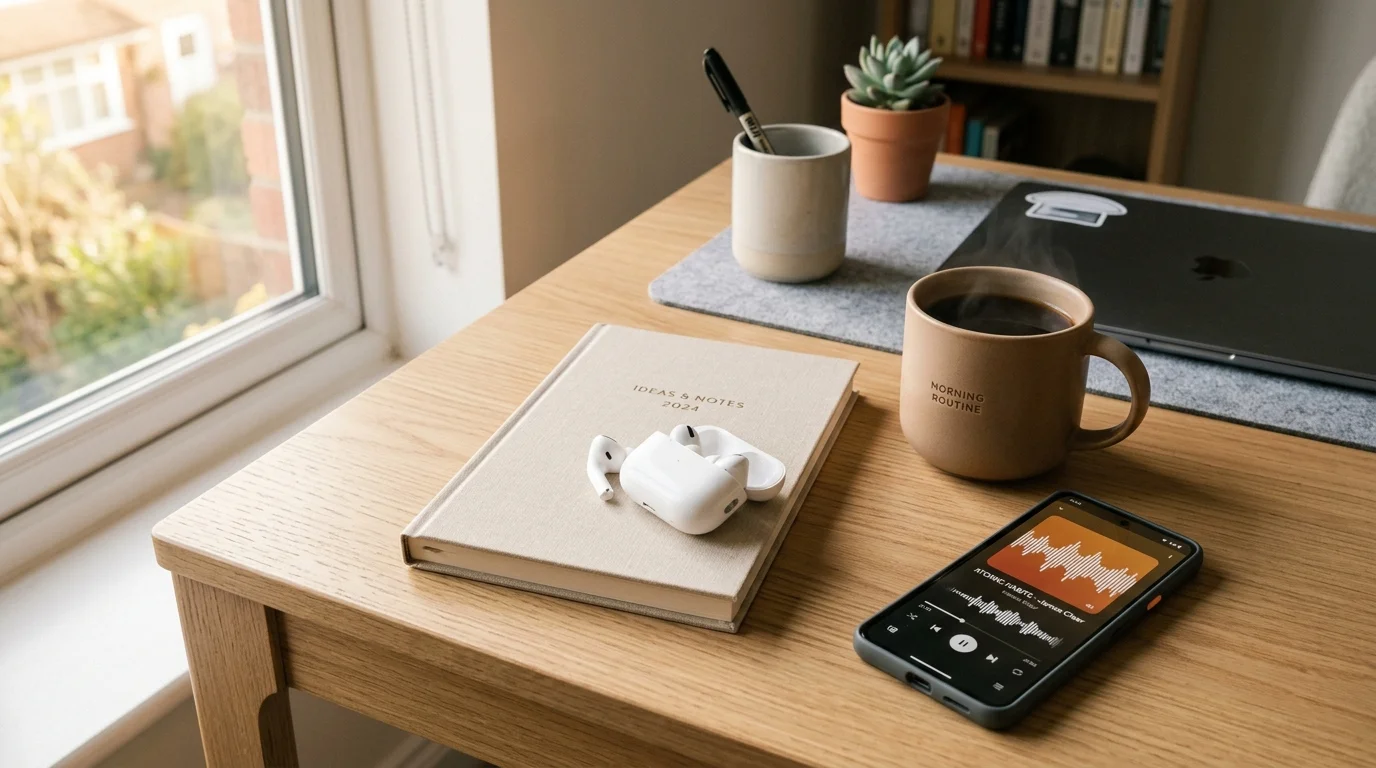 How audiobooks boost productivity and habit building